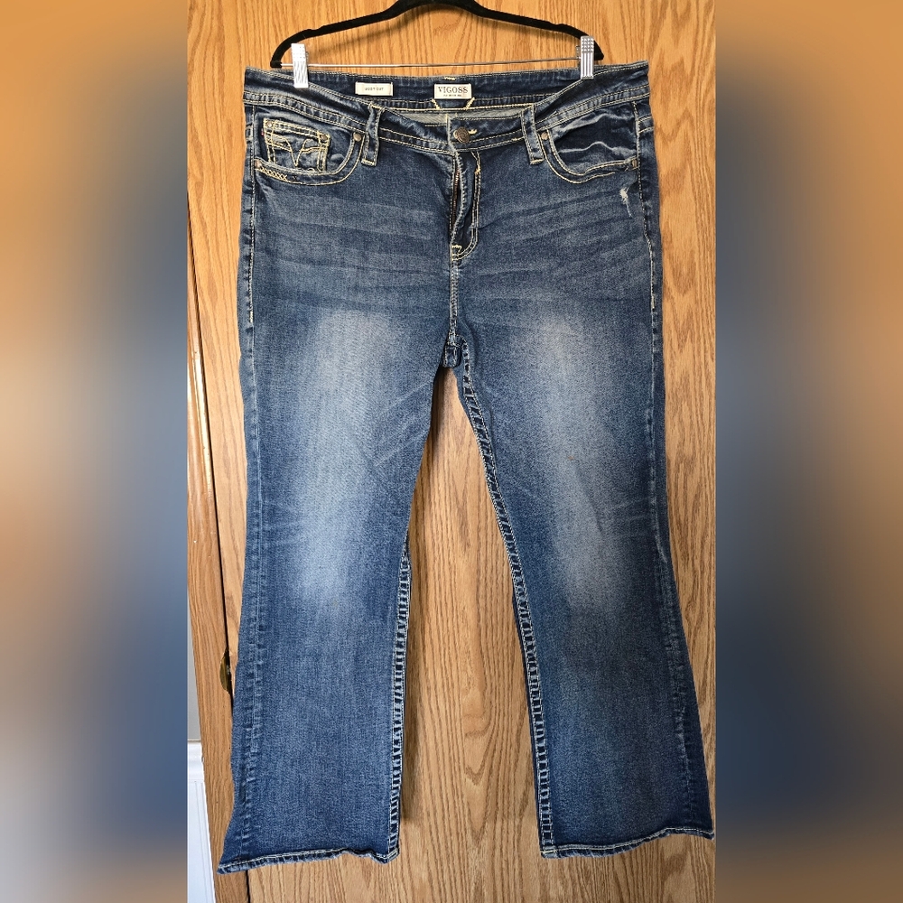 Vigoss Women's Blue Boot Cut Jeans